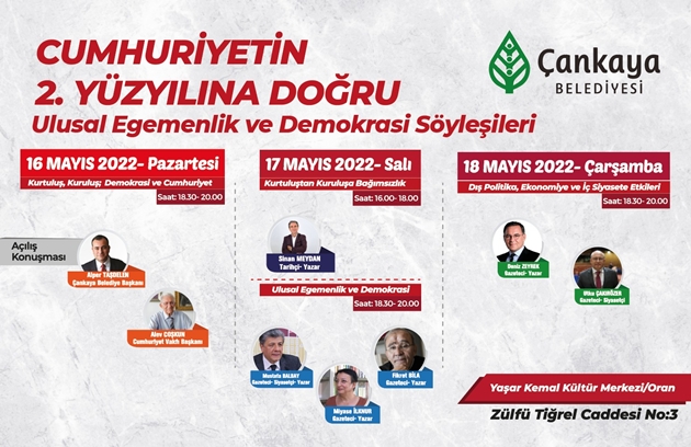 CUMHURİYETİN 2. YÜZYILINA DOĞRU ULUSAL EGEMENLİK VE DEMOKRASİ SÖYLEŞİLERİ BAŞLIYOR