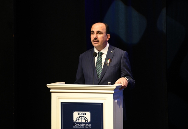 TDBB BAŞKANI ALTAY: “TÜRK DÜNYASINDA İHTİYAÇ DUYAN TÜM ÜYE VE KARDEŞ ŞEHİRLERİN YANINDA OLMAYI, ZULME KARŞI DİMDİK DURMAYI SÜRDÜRECEĞİZ”
