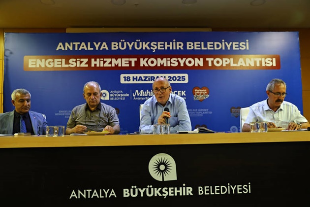Büyükşehir Engelsiz Hizmet Komisyonu toplandı