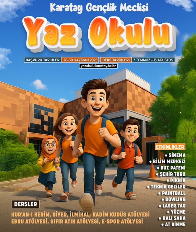 KARATAY’DA YAZ DÖNEMİ DOLU DOLU GEÇECEK