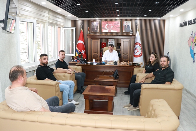 Misafirlerimizi Belediyemizde Ağırladık