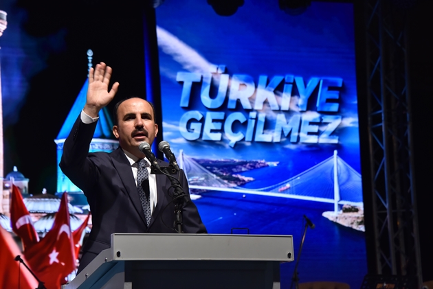 BAŞKAN ALTAY: “15 TEMMUZ MİLLETİMİZİN BAĞIMSIZLIĞINA SAHİP ÇIKMA İRADESİNİN SARSILMAZ SİMGESİDİR”