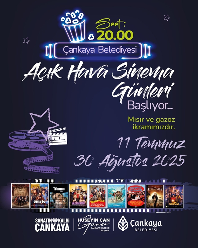 ⁠-ÇANKAYA'DA SİNEMA ŞENLİĞİ BAŞLIYOR