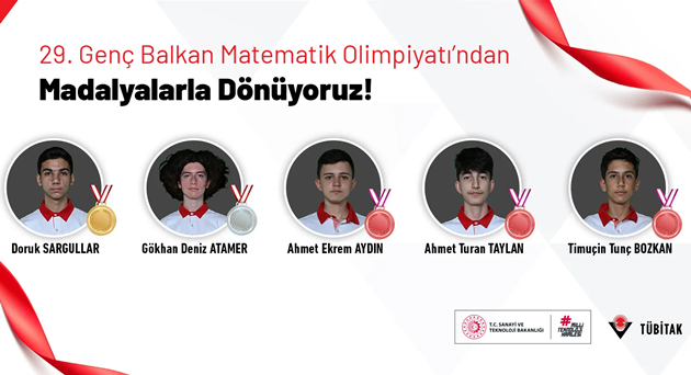 Türkiye’nin Genç Matematikçileri Balkanlar’dan Madalyalarla Döndü