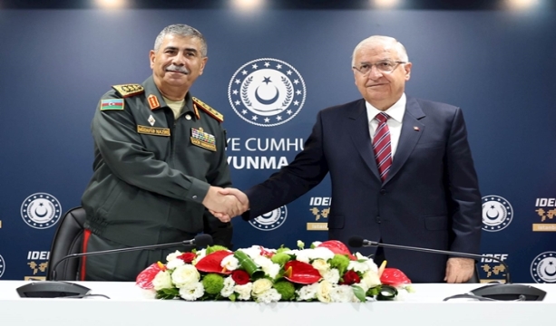 Yaşar Güler ve Zakir Hasanov, IDEF 2025'te Askerî Güvenlik İşbirliği İçin Mutabakat Muhtırası İmzaladı