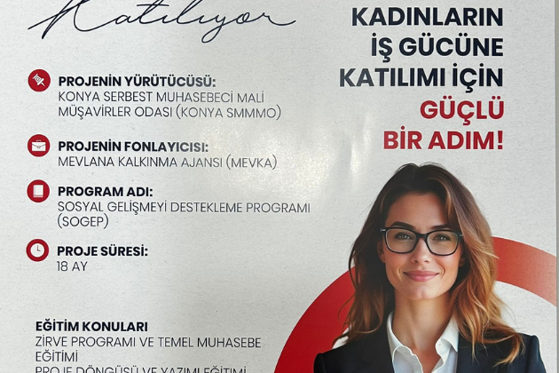 Kadın Muhasebeciler SOGEP Desteğiyle İş Hayatına Atılıyor