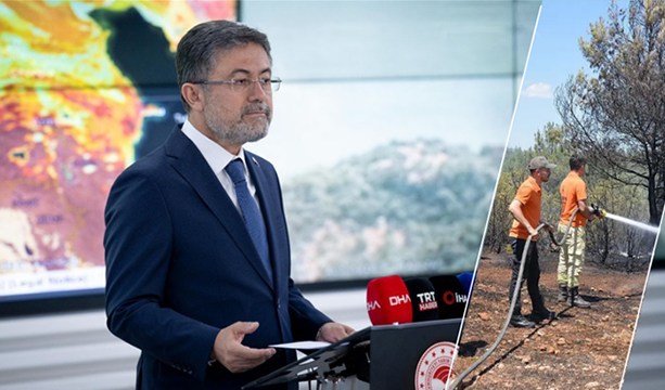 BAKAN YUMAKLI; “SON 24 SAATTE ÇIKAN 55 YANGININ TAMAMI KONTROL ALTINA ALINDI”