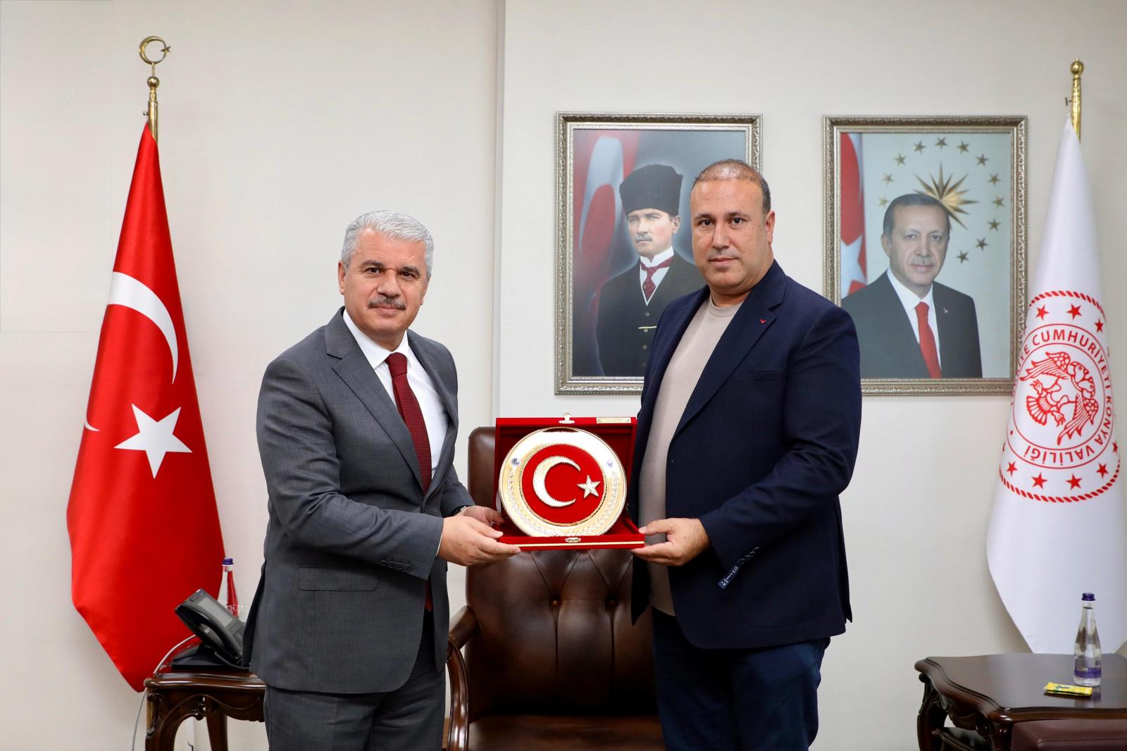 EMŞAV İl Başkanı Ayhan Kaya’dan Vali Akın’a Ziyaret