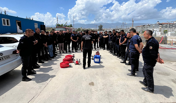 KONYA VE HATAY İTFAİYELERİNDEN EĞİTİMDE ÖRNEK İŞ BİRLİĞİ