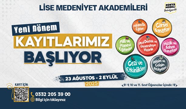LİSE MEDENİYET AKADEMİLERİ’NDE GÜZ DÖNEMİ KAYITLARI BAŞLIYOR