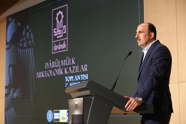 BAŞKAN ALTAY “KONYA DARÜLMÜLK ARKEOLOJİK KAZILARI TOPLANTISI”NDA KONUŞTU
