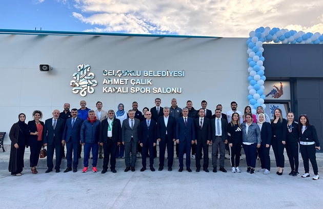Konya Spor Lisesi Ahmet Çalık Kapalı Spor Salonu ve Suni Çim Saha Açıldı