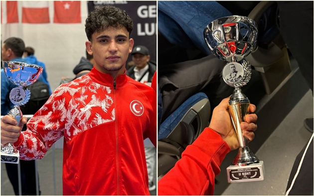ALİ KILINÇ’TAN ESTONYA’DA GÜMÜŞ MADALYA