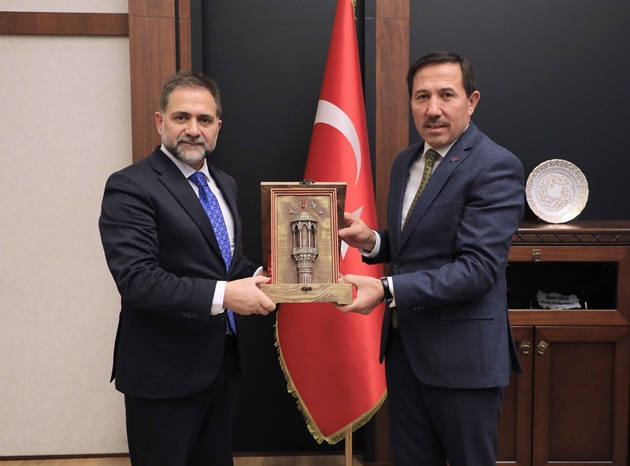 YAKUTİYE BELEDİYE BAŞKANI MAHMUT UÇAR’DAN KARATAY’A ZİYARET 