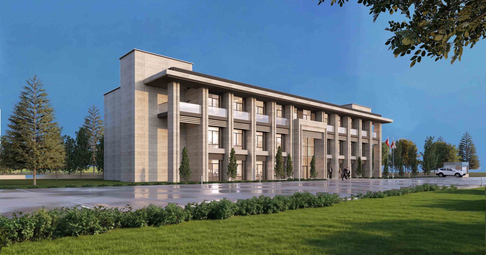 İlçe Emniyet Müdürlüğü’nün yeni hizmet binası için ilk adım atıldı; MERAM’A YENİ EMNİYET MÜDÜRLÜĞÜ BİNASI KAZANDIRILIYOR