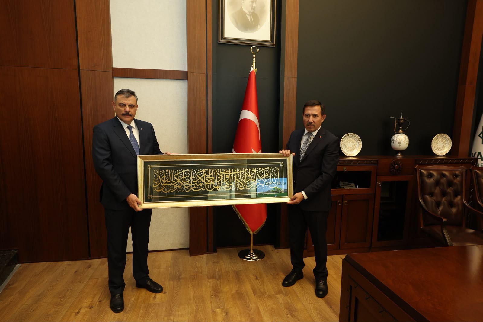 İÇİŞLERİ BAKANI MUSTAFA ÇİFTÇİ KARATAY BELEDİYESİ’Nİ ZİYARET ETTİ